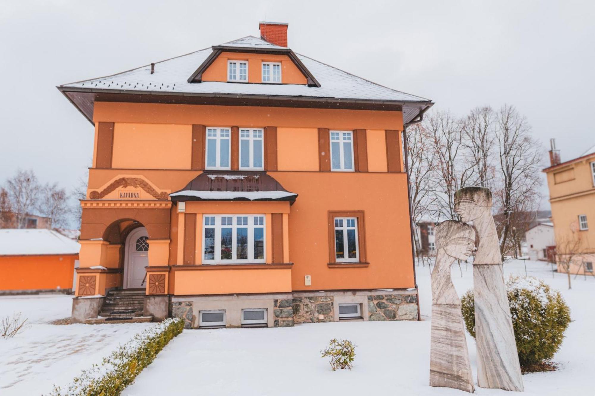 Kavárna a penzion REICHL Králíky Kültér fotó